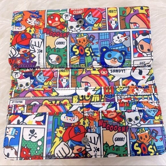 Ju-Ju-Be x tokidoki Super Be Rich Trifold Wallet - Picture 3 of 8